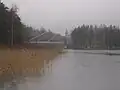 A lake and a bridge near the Äänekoski city centre.