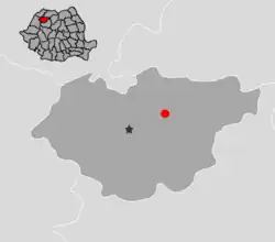 Location of Jibou
