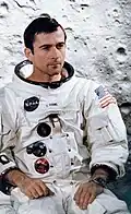 Young in an Apollo 10 crew portrait