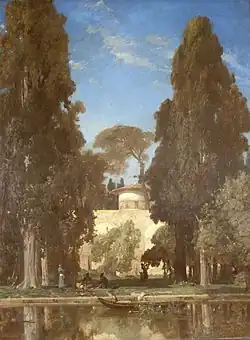 کاخ چهل‌ستون بهشهر(پیش از ۱۸۹۴م).مجموعهٔ شخصی
