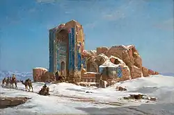 مسجد کبود تبریز۱۸۷۲ م.موزه فابر