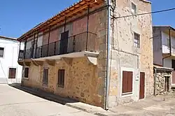 Traditional houses in Junciana, Ávila