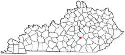 Location of Eubank, Kentucky