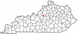 Location of Fairfield, Kentucky