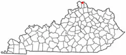 Location of Fort Mitchell, Kentucky