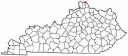 Location of Fort Thomas, Kentucky