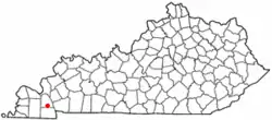Location of Hardin, Kentucky