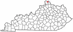 Location of Park Hills, Kentucky