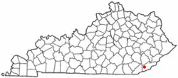 Location of Wallins Creek, Kentucky
Kentucky