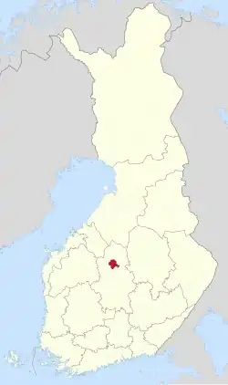 موقعیت کاننانکسکی در نقشه