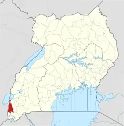 موقعیت ناحیه کانونگو در نقشه