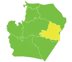 Location of Al-Karamah Subdistrict within Raqqa Governorate