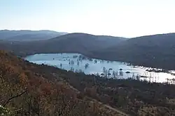 Lake Doberdò، actually a karst گودال.