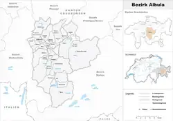 موقعیت Albula District