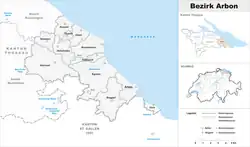 موقعیت Arbon District