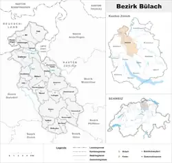 موقعیت Bülach District