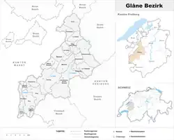 موقعیت Glâne District