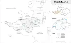 موقعیت Laufen District