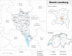 موقعیت Lenzburg District