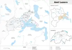 موقعیت Lucerne District