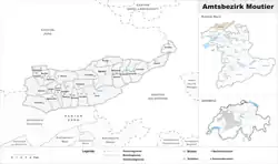 موقعیت Moutier District