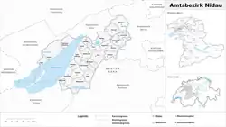 موقعیت Nidau District