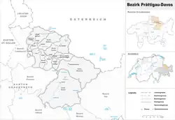 موقعیت Prättigau/Davos District