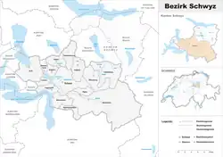 موقعیت Schwyz District