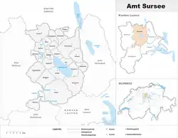 موقعیت Sursee District