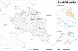 موقعیت Winterthur District