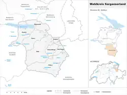 موقعیت Sarganserland