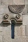 جزئیات دیوار خارجی صومعه کچاریس، ارمنستان