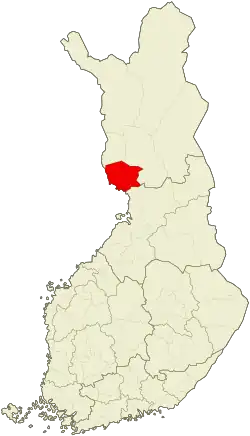 موقعیت ناحیه کیمی-تورنیو
Kemi-Tornio sub-region