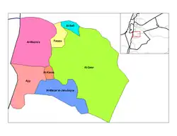 موقعیت استان کرک