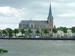 Kampen city centre with the Bovenkerk in the centre