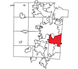 Location within شهرستان مونتگومری، اوهایو