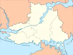 هولا پریستان در Kherson Oblast واقع شده