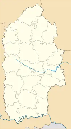 شپتیفکا در Khmelnytskyi Oblast واقع شده
