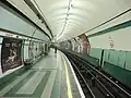 The Southbound platform