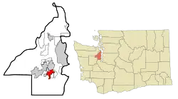Location of Port Orchard, Washington