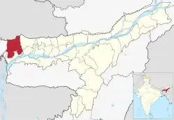 موقعیت بخش کشی نگر در نقشه