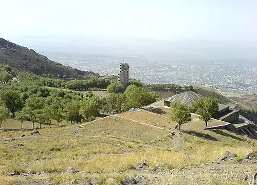 نمای تهران و پناه‌گاه کلک‌چال