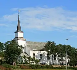 View of the church in Kolvereid