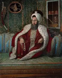 Portrait of Selim III by Konstantin Kapidagli