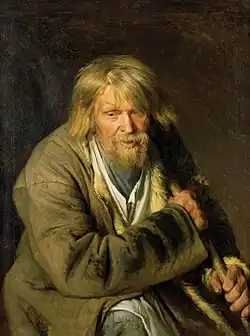 پیرمرد با چوب زیربغل، ۱۸۷۲