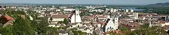 View of Krems from the Kreuzberg mountain