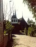 کلیسای اولریکا الئونورا در مرکز کیریسْتین‌اِستاد.