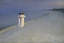 عصر تابستان در ساحل جنوبی۱۸۹۳ م.اثر آنا آنچر
