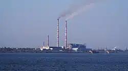 Kurakhove Reservoir and power station