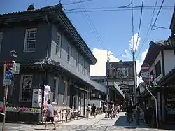 Kurokabe square and main shopping street of central Nagahama